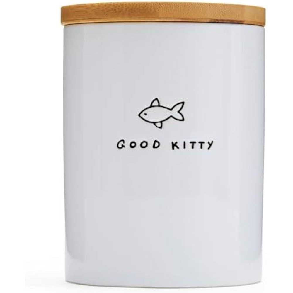 Ceramic Cat Treat Jar X463