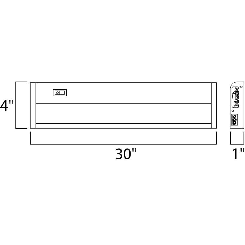 30 inch Satin Nickel Under Cabinet Lighting H988703