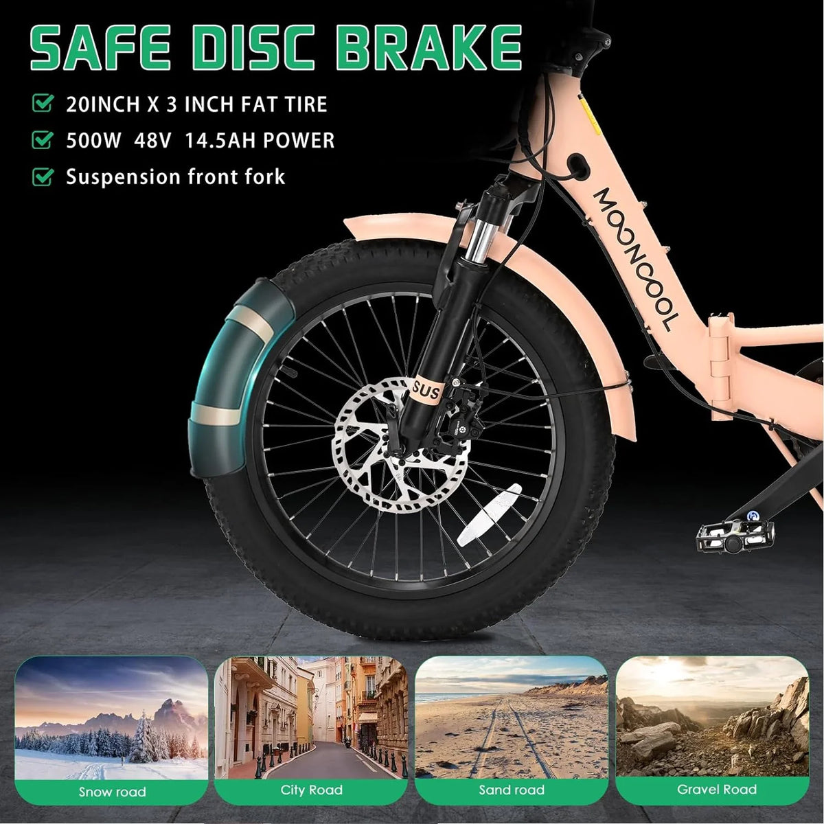 24/26 Electric Tricycle 350W 36V 7 Speeds with Large Basket K879904