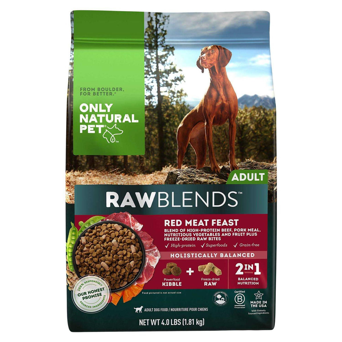 High-Protein Red Meat Dry Dog Food G570