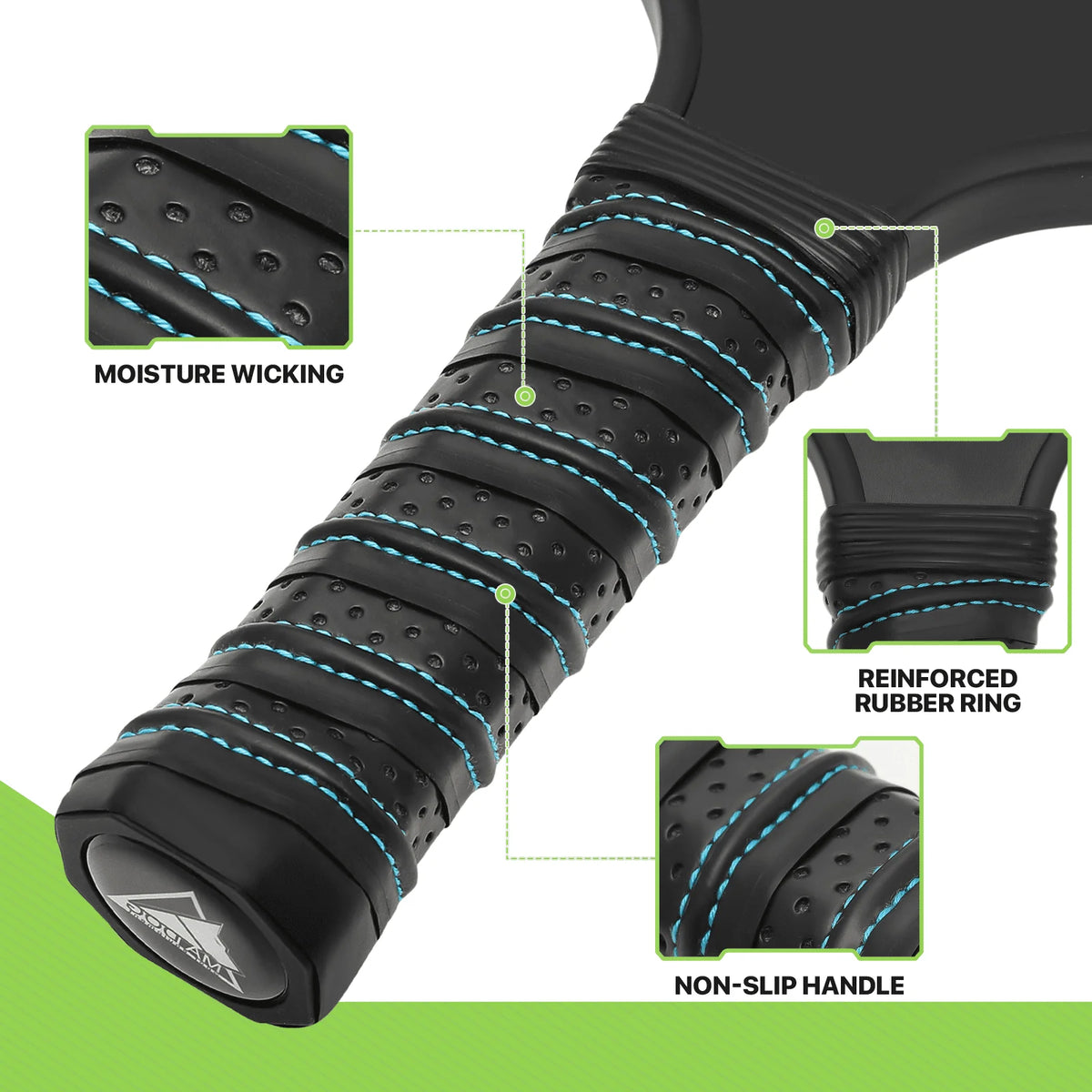 Carbon Fiber Pickleball Rackets Set of 2 with 4 Balls and Carry Bag N83159