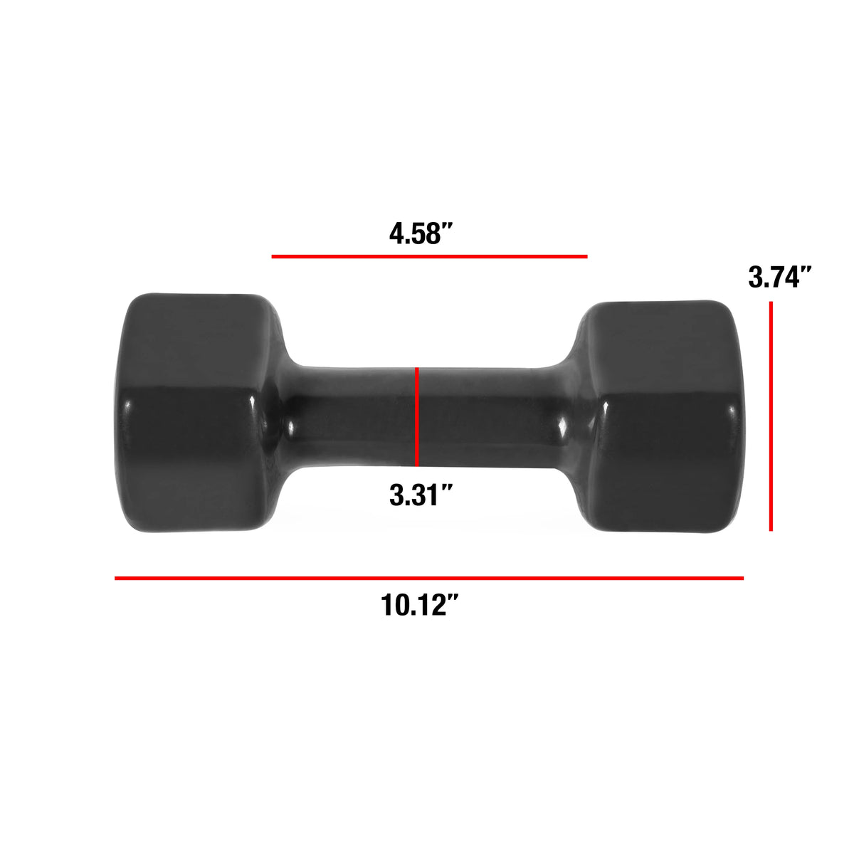 2 lb Pair Vinyl-Coated Dumbbell F71850