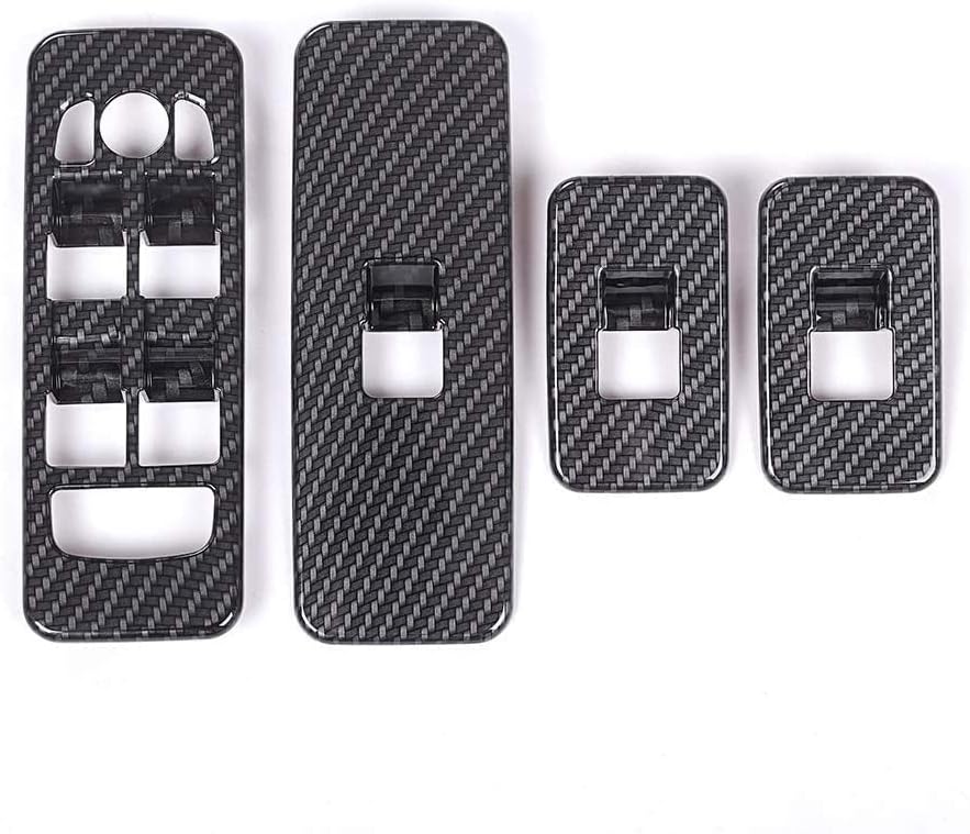 ABS Chrome Window Lift Button Frame Trim Pack of 2 H3172