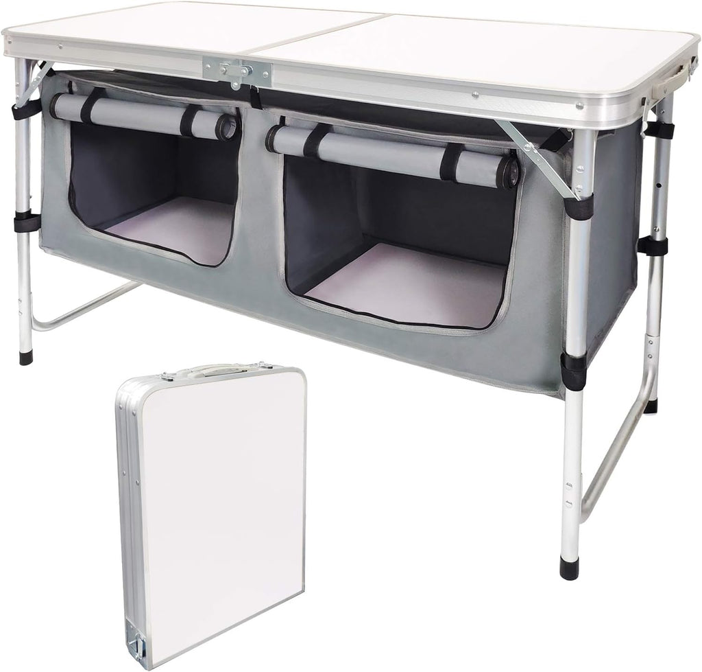 Camping Table with Adjustable Legs E2974