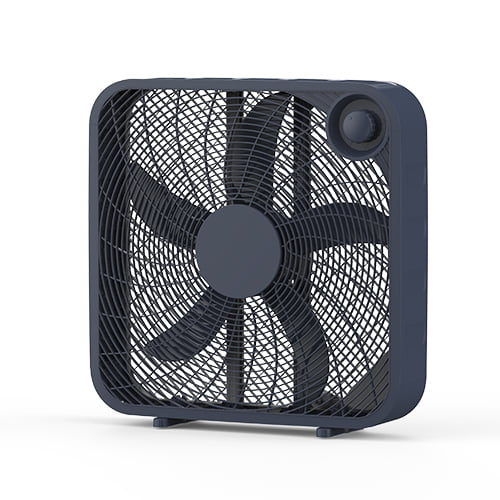 Black 3-Speed Portable Box Fan X28924