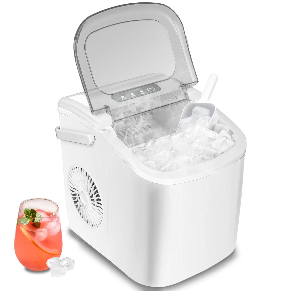 Portable Countertop Ice Maker 26lbs/24H White D419670