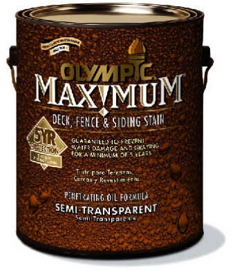 Semi-Transparent Oil Deck, Fence & Siding Stain 1 gal R928035