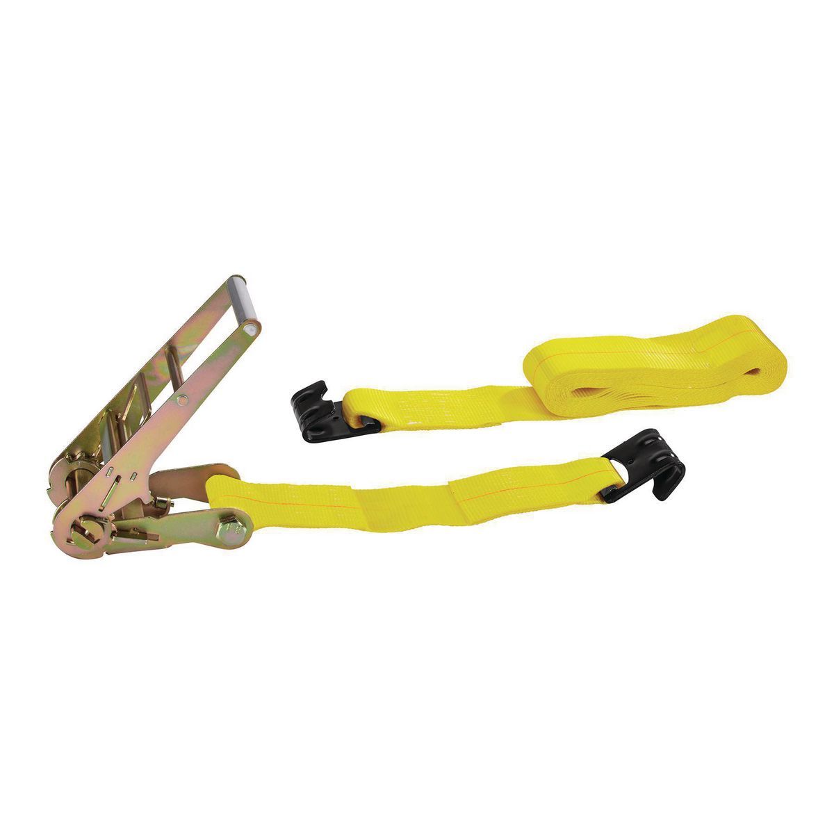 4 in. x 27 ft. Ratcheting Cargo Strap with Flat Hook U564