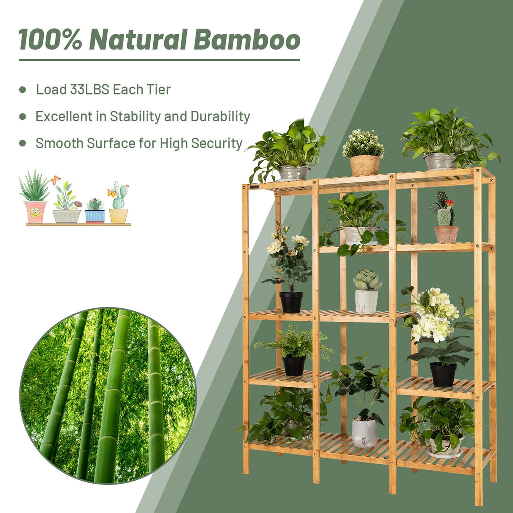 Bamboo Storage Organizer Rack X910