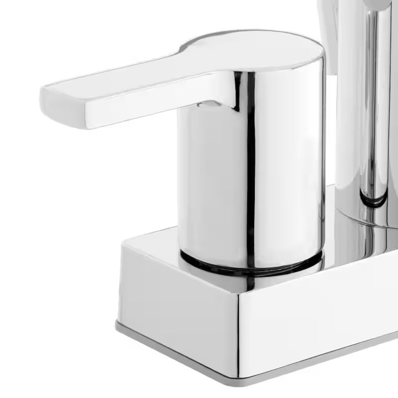 4 in. Centerset 2-Handle Low-Arc Bathroom Faucet in Chrome S3406