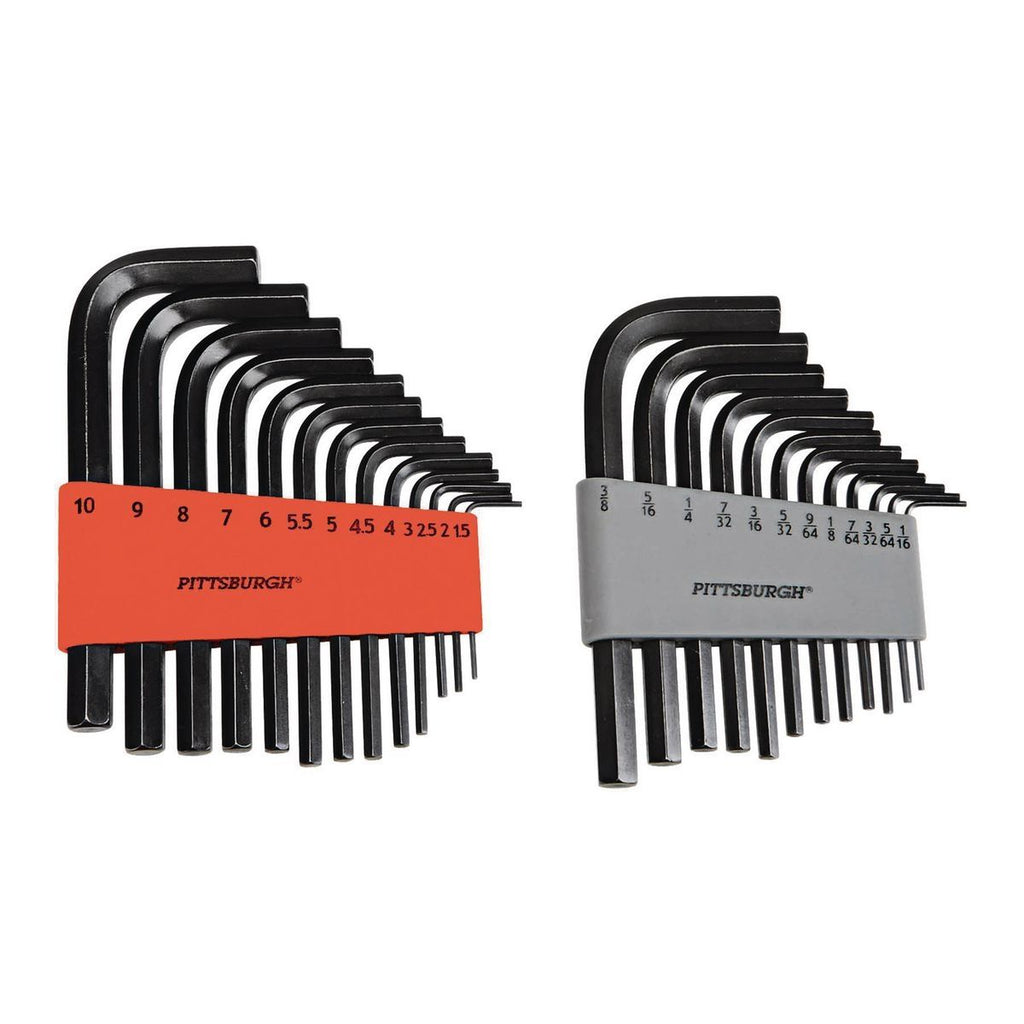 25 Piece SAE and Metric Hex Key Set F58063