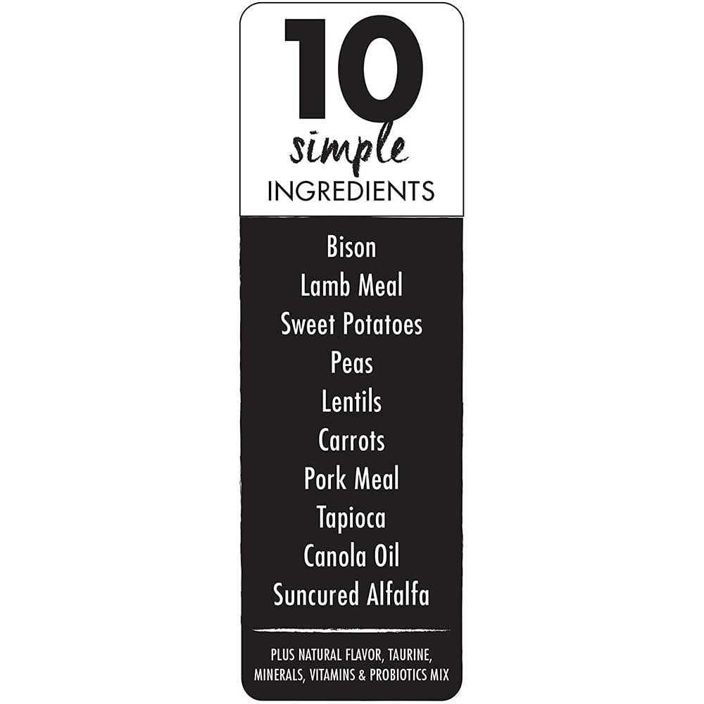 Grain Free Bison Dry Dog Food K496