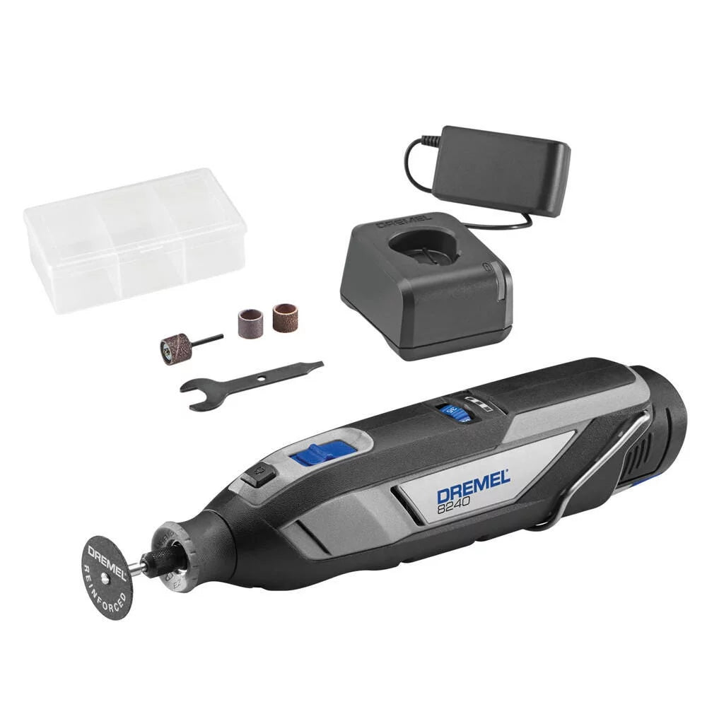 12V Cordless Rotary Tool Kit with Flex Shaft Attachment Q475499