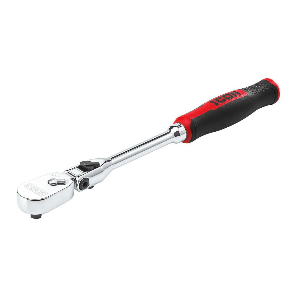 1/4 in. Drive 9 in. Long Locking Flex Ratchet with Comfort Grip B132608