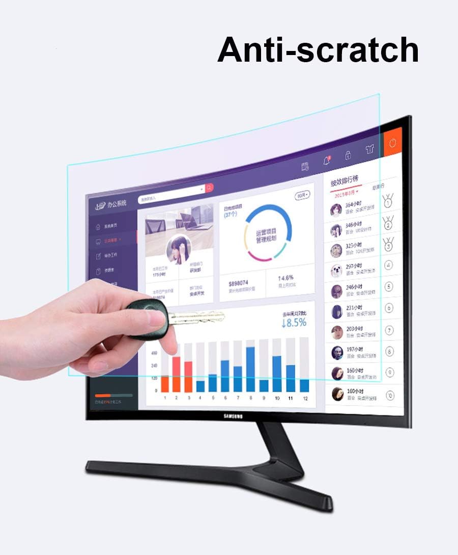 32 Inch Anti Blue Light Curved Screen Protector G19487