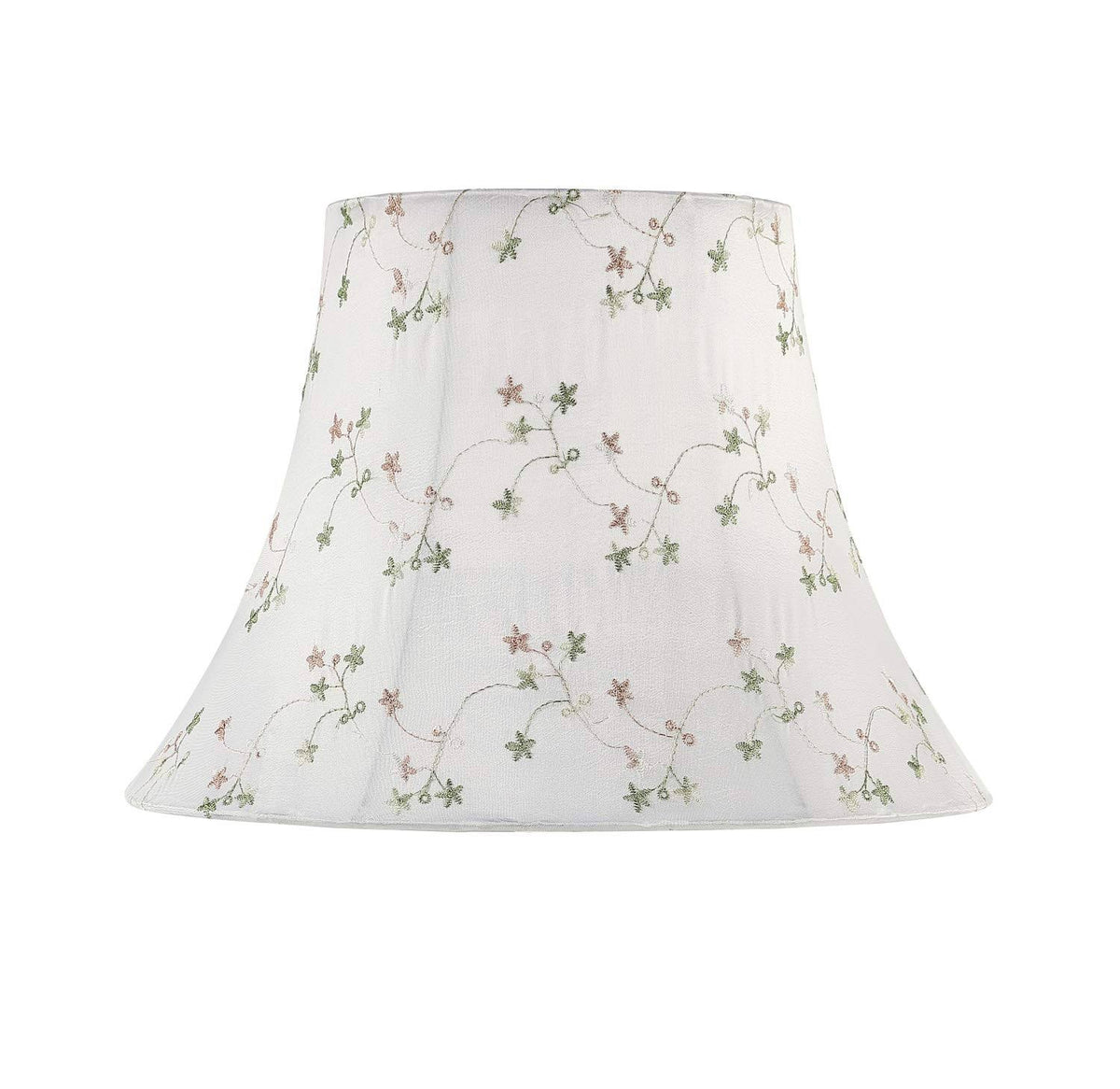 White Bell Shaped Lamp Shade D394
