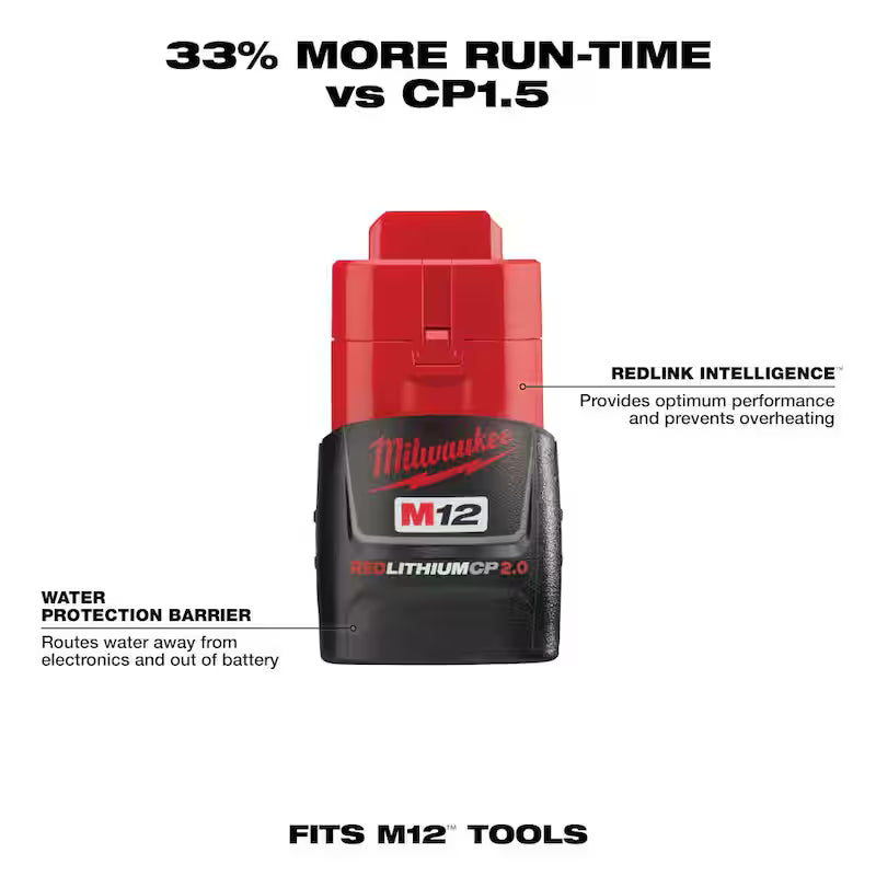 12-Volt Lithium-Ion Compact Battery Pack and Charger Starter Kit T812