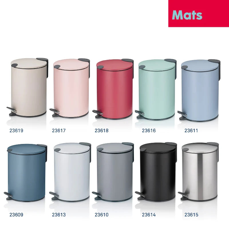 Black 3L Dust Bin Mats P987