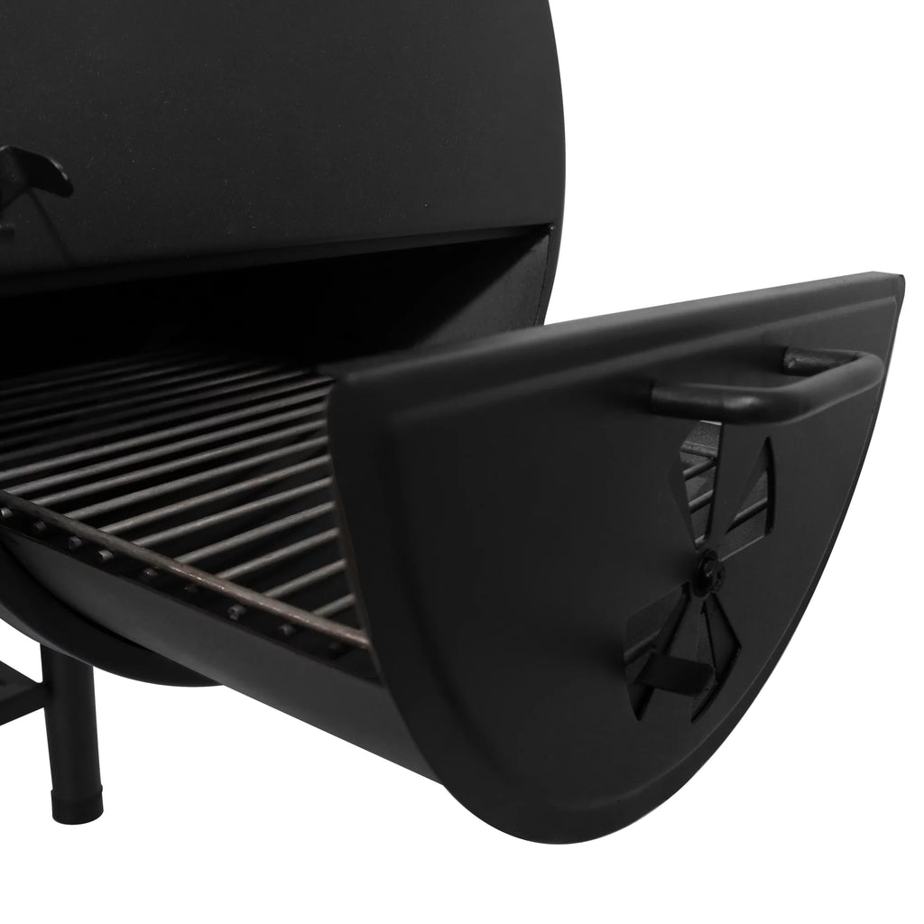 Charcoal Grill and Offset Smoker L770