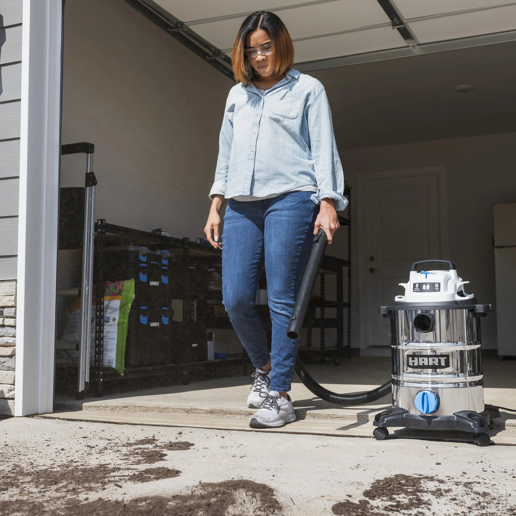 8 Gallon 6 Peak HP Stainless Steel Wet/Dry Vacuum K67756