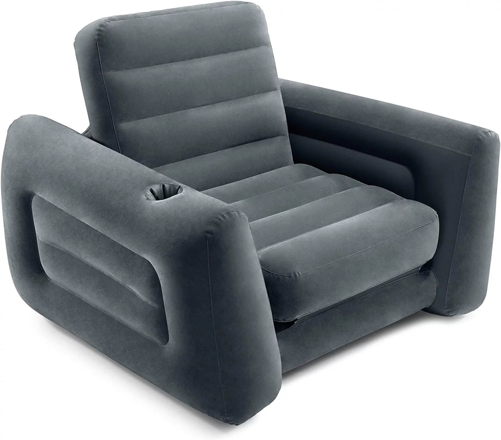 Inflatable Sofa Chair Sleeper Air Bed Mattress Twin Sized 2 Pack O299