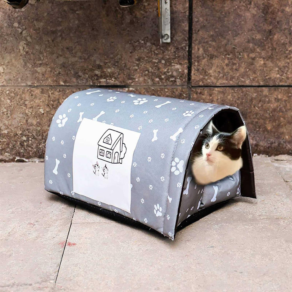Outdoor Foldable Cotton Filled Cat House K9901