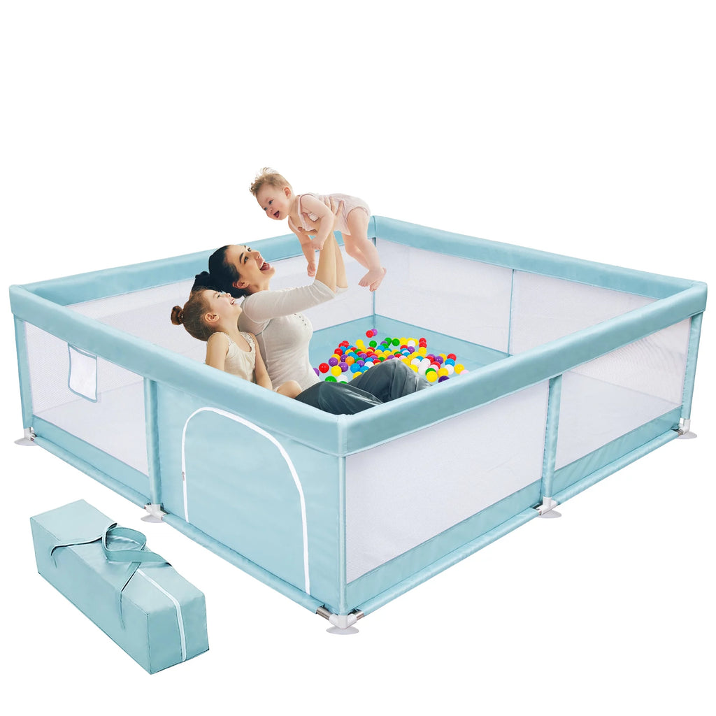 Large Gray Baby Playpen A519268