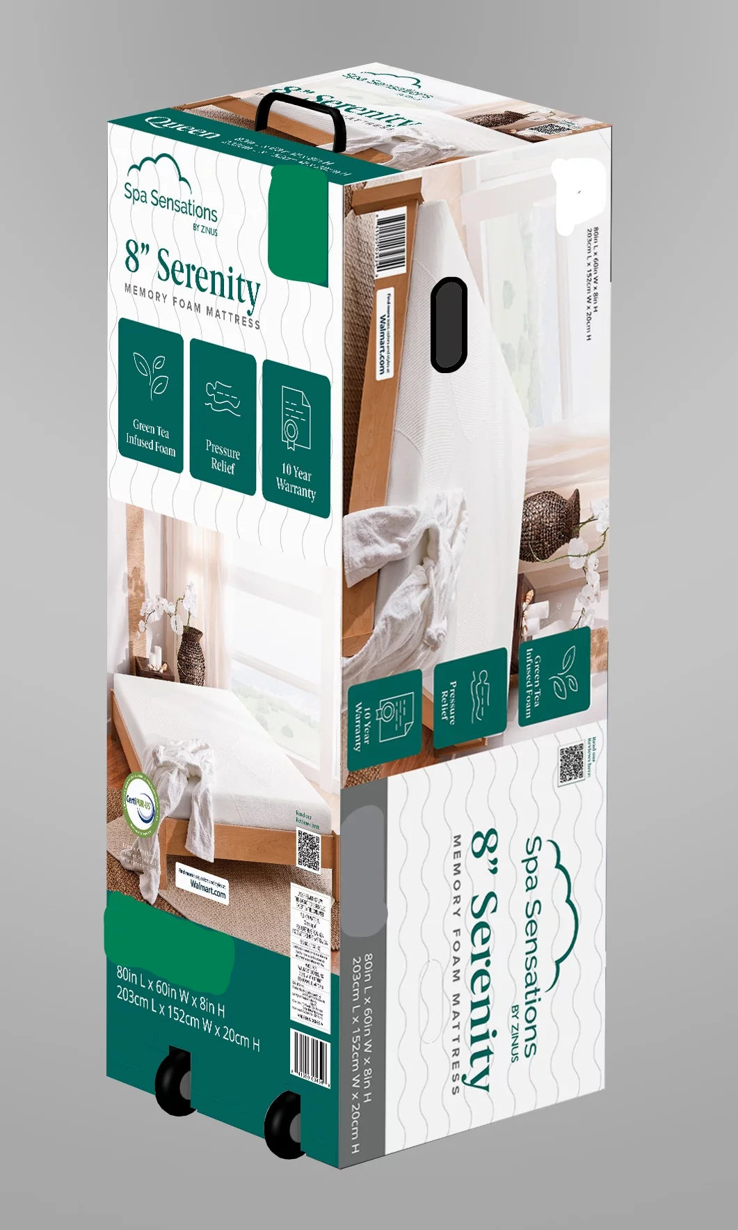 8 Memory Foam Mattress Queen T9699