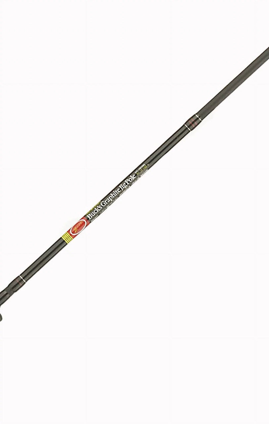 Graphite Fishing Pole, 12ft, 2 Pieces, Black M929