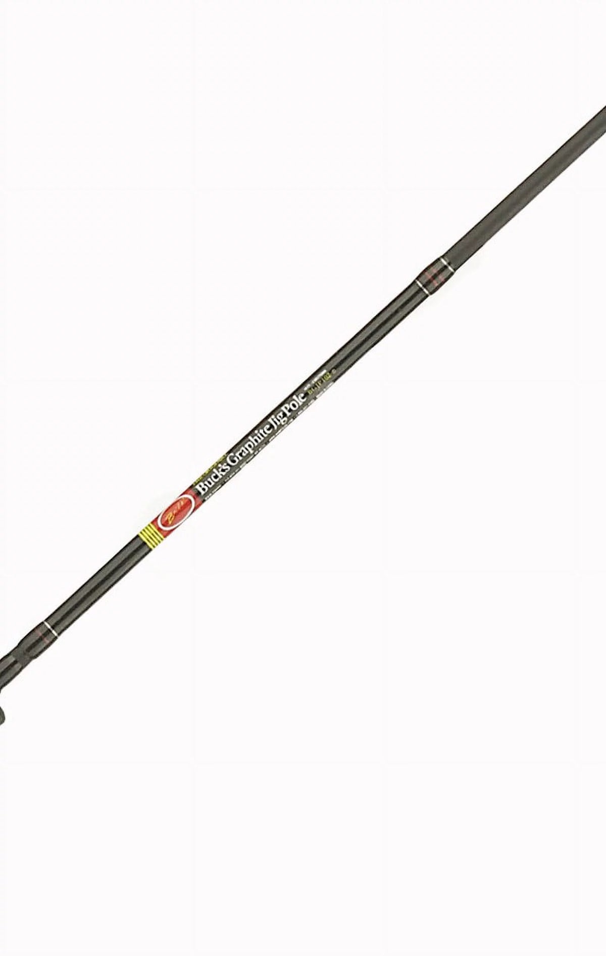 Graphite Fishing Pole, 12ft, 2 Pieces, Black M929