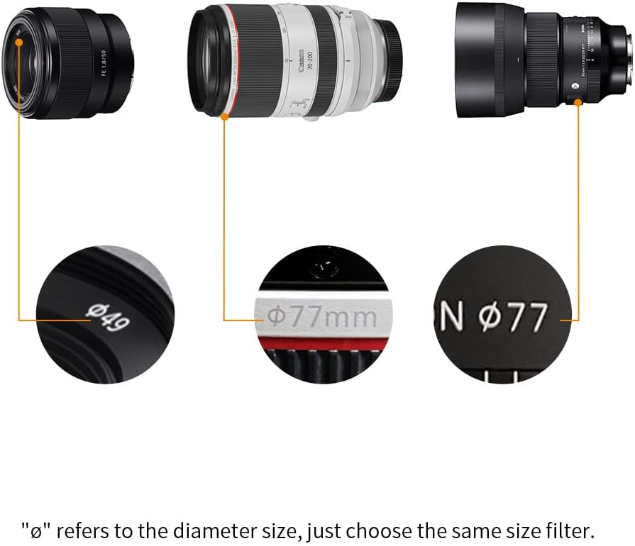 72mm Circular Polarizer & UV Protection Filter Kit (2 pcs) M104