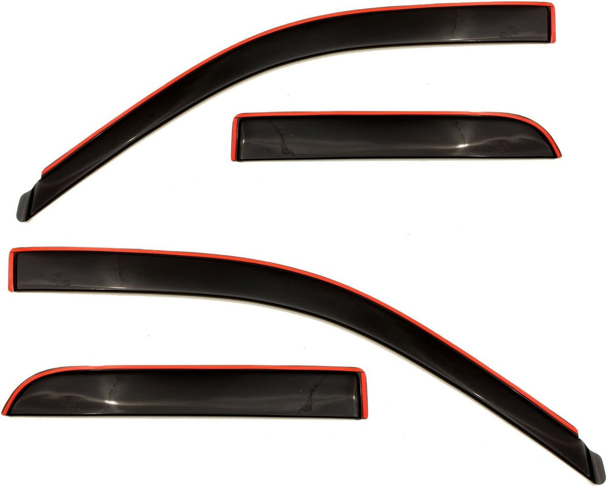 In-Channel Side Window Deflector 4-Piece Set Q709
