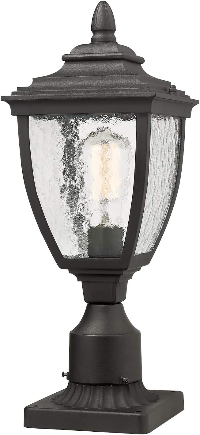 Sand Textured Black Die-cast Aluminum Outdoor Post Light J88126