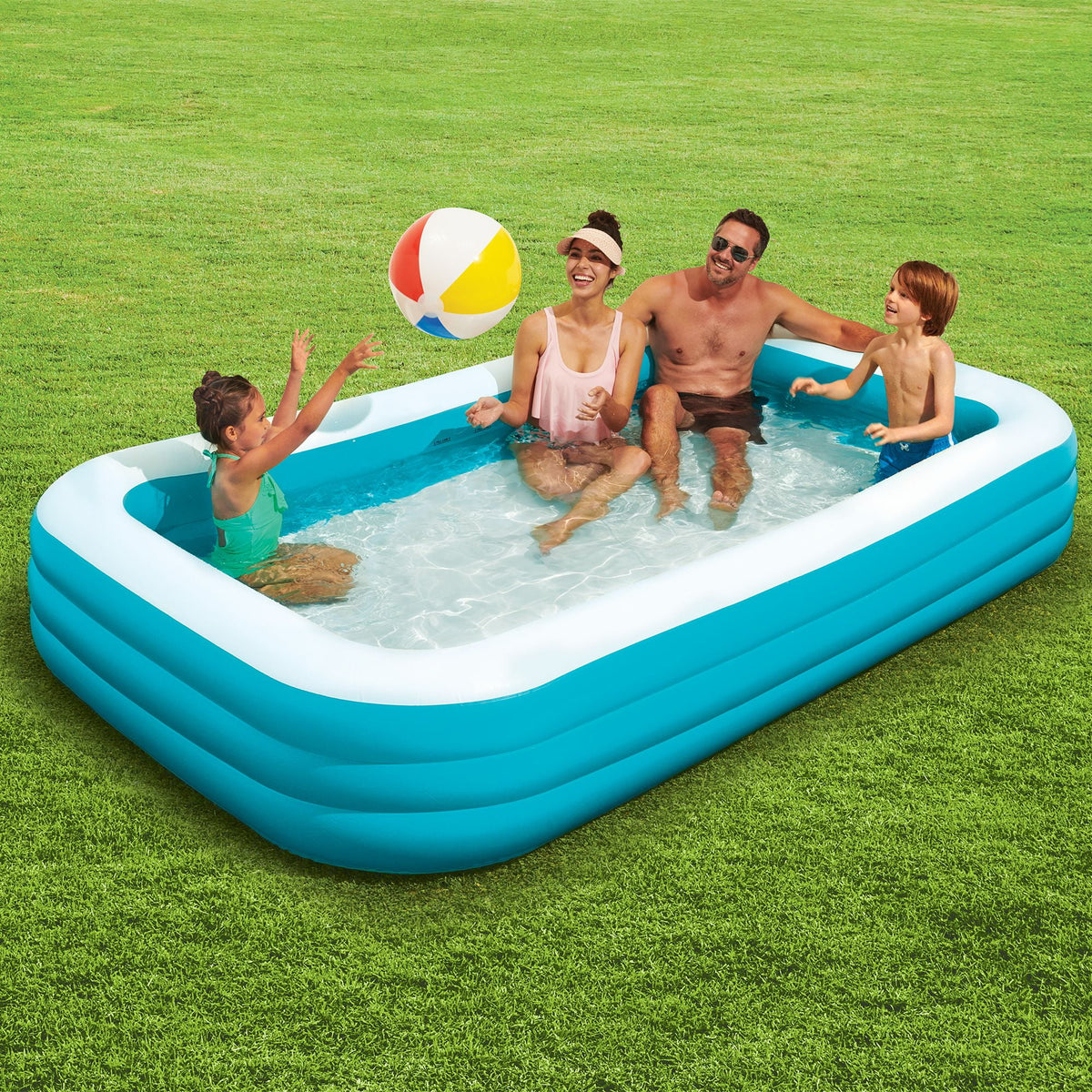 Rectangular Inflatable Family Pool O21581