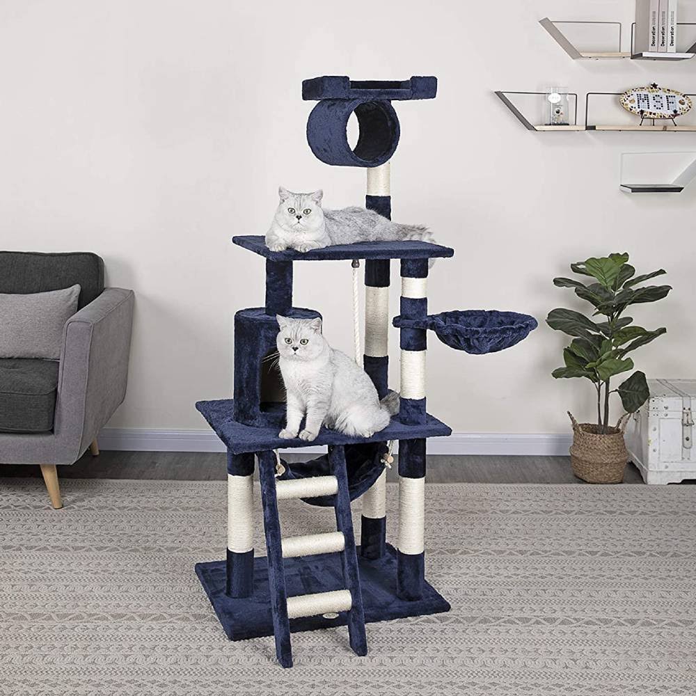 Beige 62 in. Cat Tree Y777