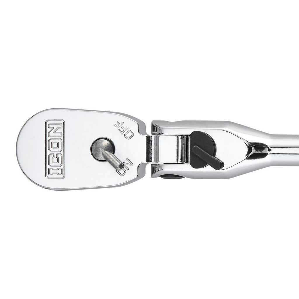 1/4 in. Drive 9 in. Long Locking Flex Ratchet with Comfort Grip B132608