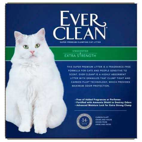 Extra Strength Clumping Unscented Cat Litter V19406