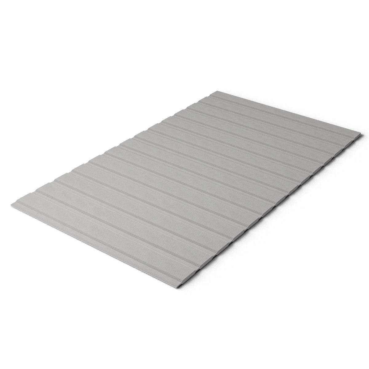 0.75” Heavy Duty Mattress Support Wood Slats with Cover, Full, Gray Q26191