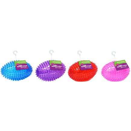 4.5” Spiky Squeaker Football Dog Toy A930
