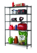 Black 5-Tier Wire Shelf J667