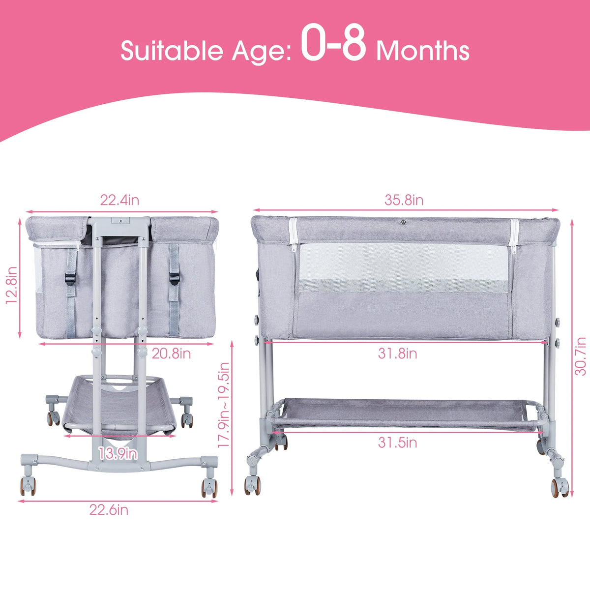 Baby Bassinet Bedside Sleeper R150285