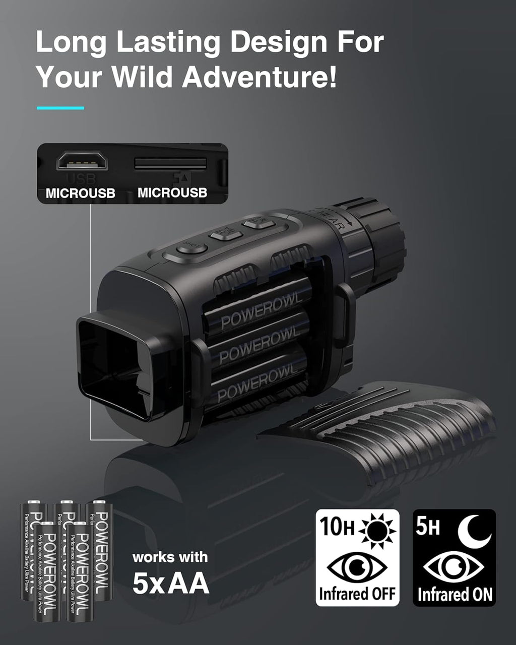 Digital Night Vision Monocular with 32GB Card V37153