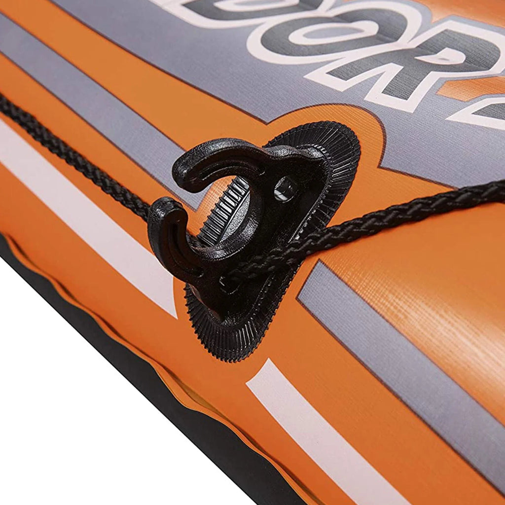 Inflatable Raft Boat Set with Oars and Pump J505306