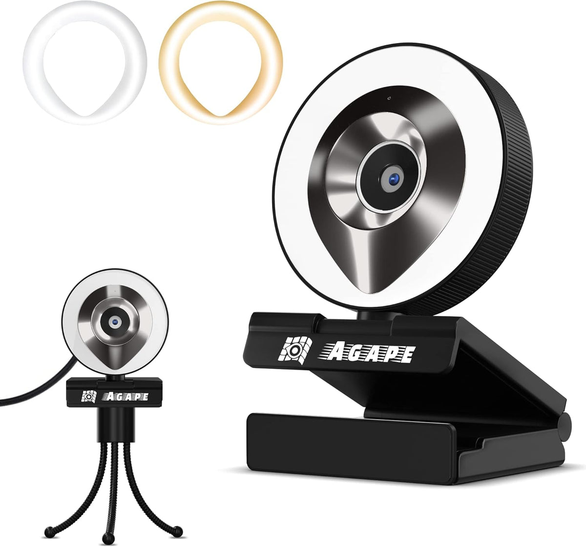 1080P HD Webcam with Microphone and Tripod L920438