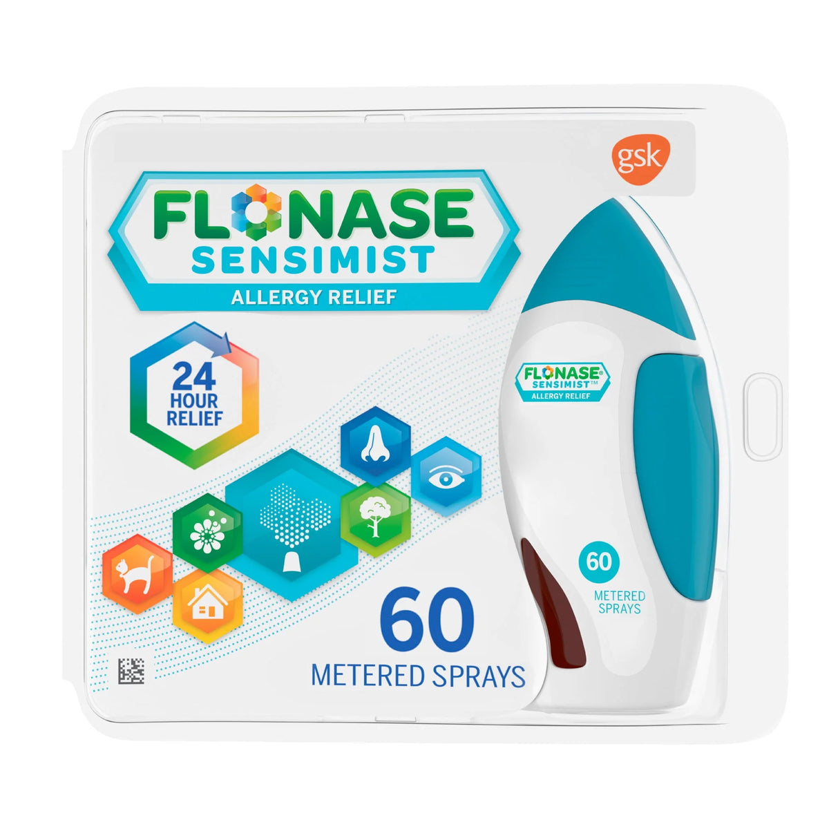 Non-Drowsy Allergy Relief Nasal Spray, 60 Sprays M5332