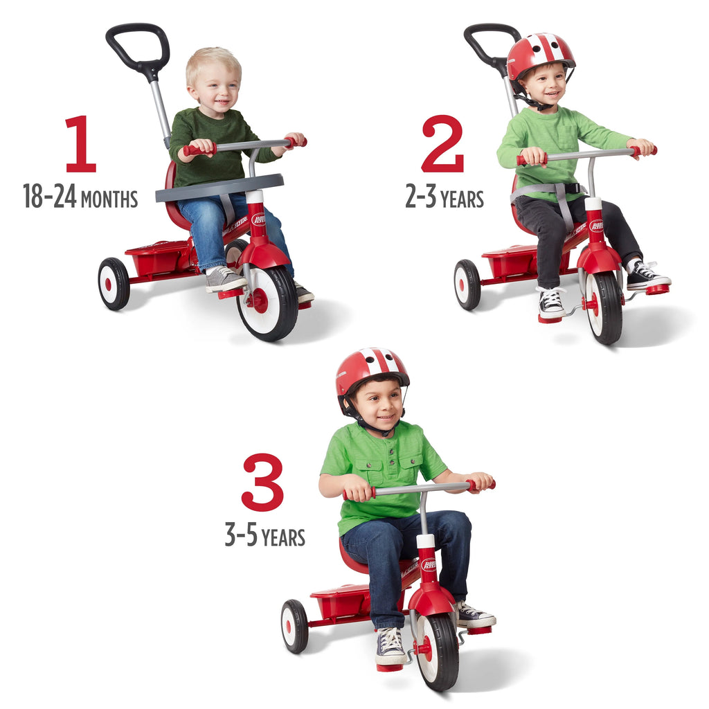 Red 3-in-1 Tricycle W352