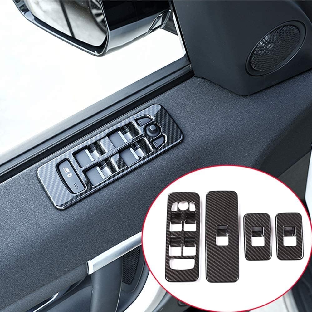 ABS Chrome Window Lift Button Frame Trim Pack of 2 H3172