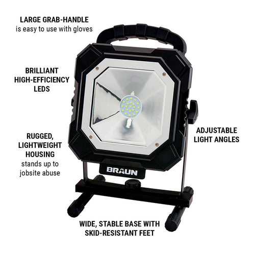 1500 Lumen LED Rechargeable Work Light U536726