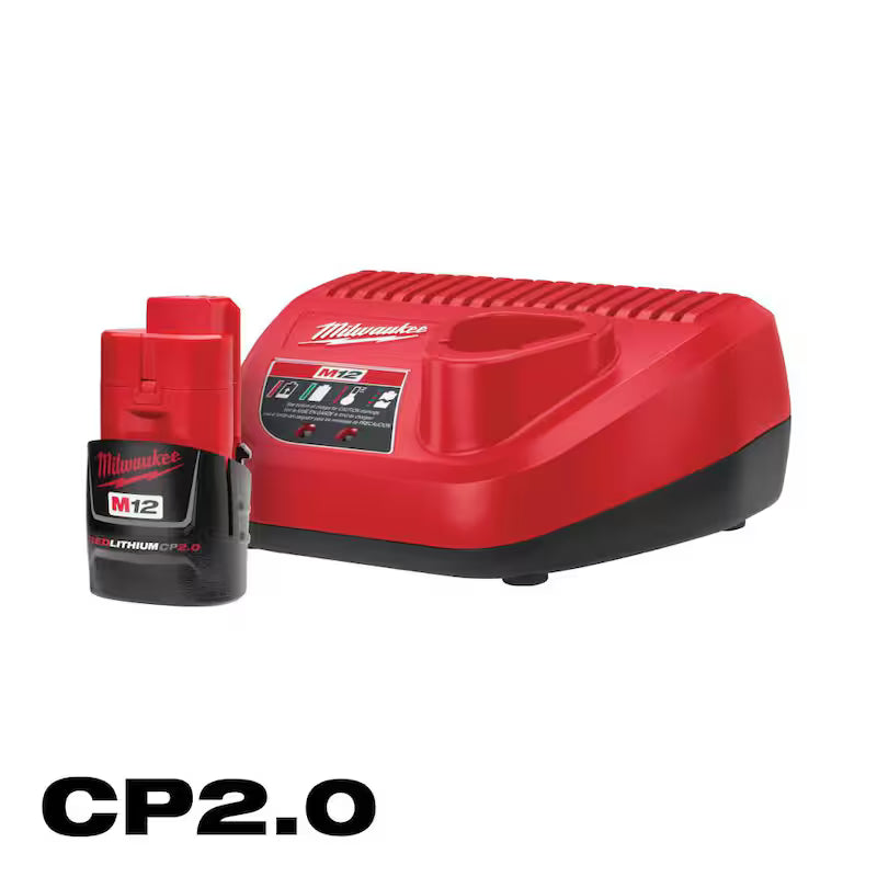 12-Volt Lithium-Ion Compact Battery Pack and Charger Starter Kit T812