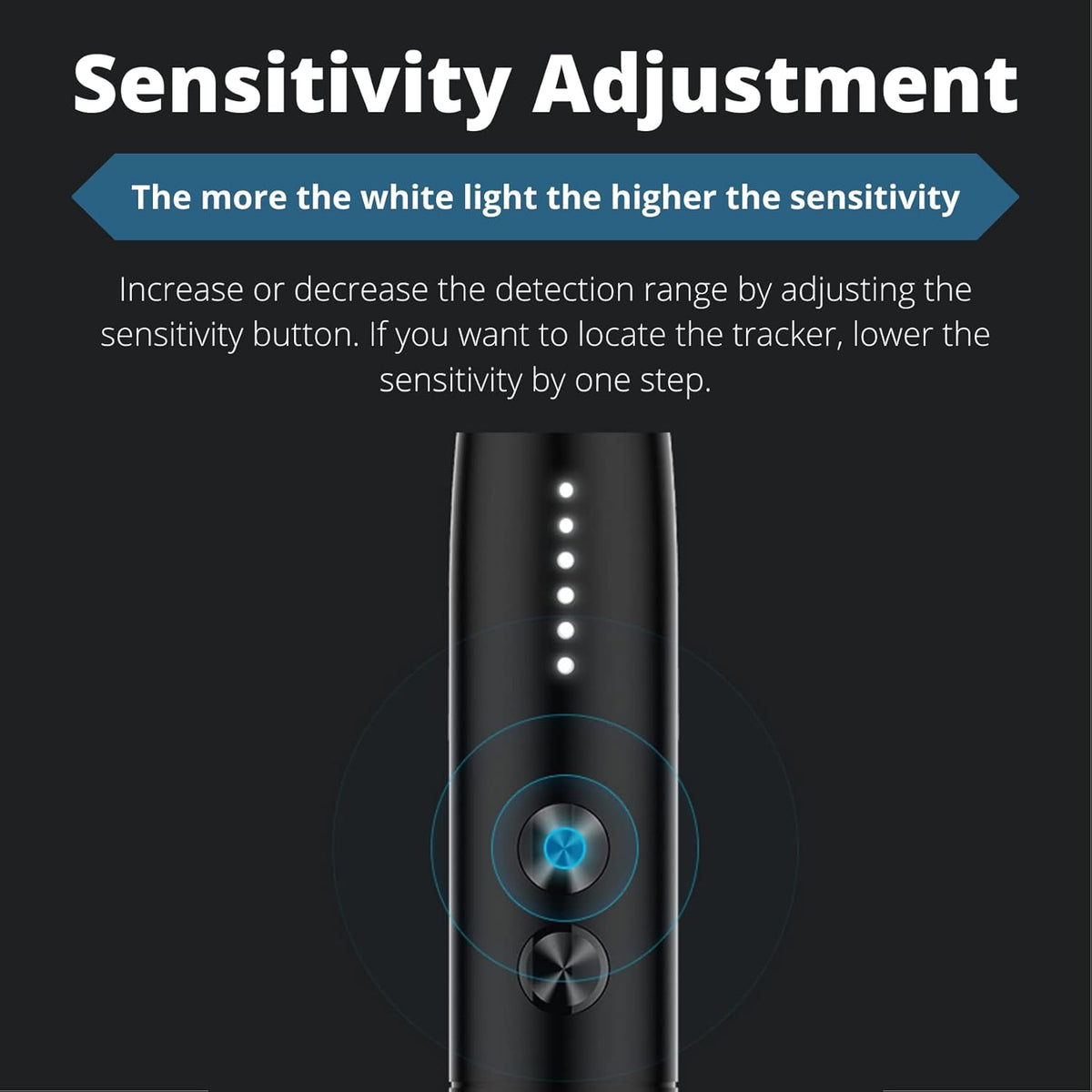 Anti Spy Detector, 5 Levels Sensitivity, Portable Pen Shape D925
